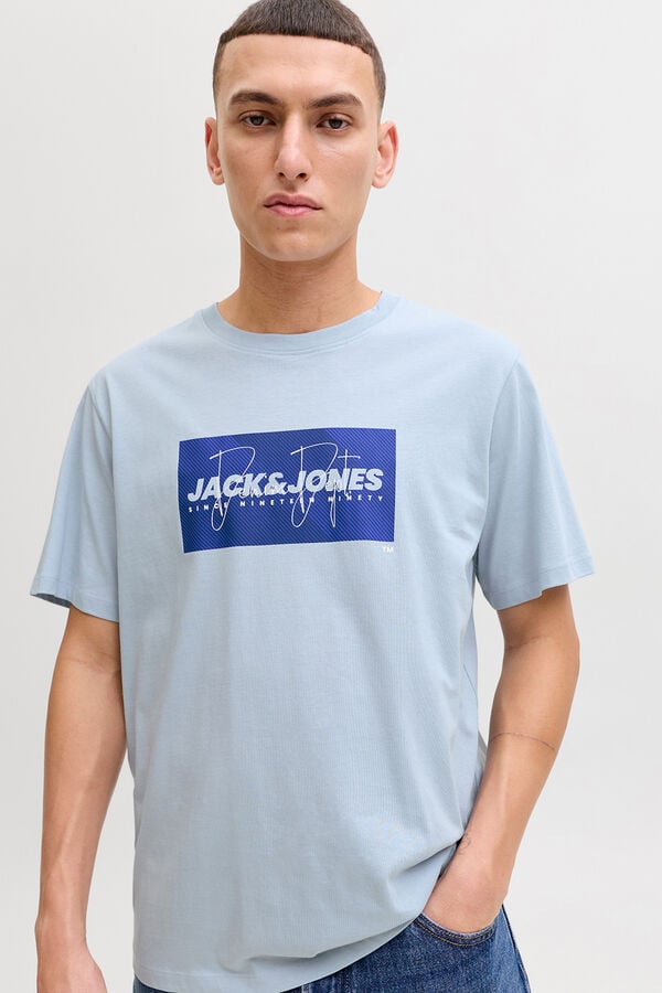 Jack & Jones T-shirt regular fit azul