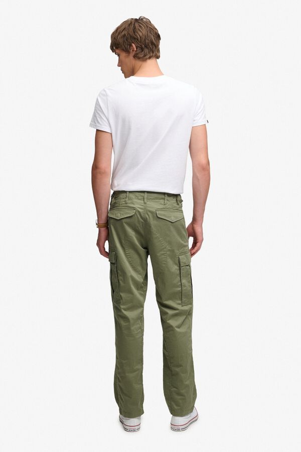 Superdry Cal&ccedil;a comprida cargo verde