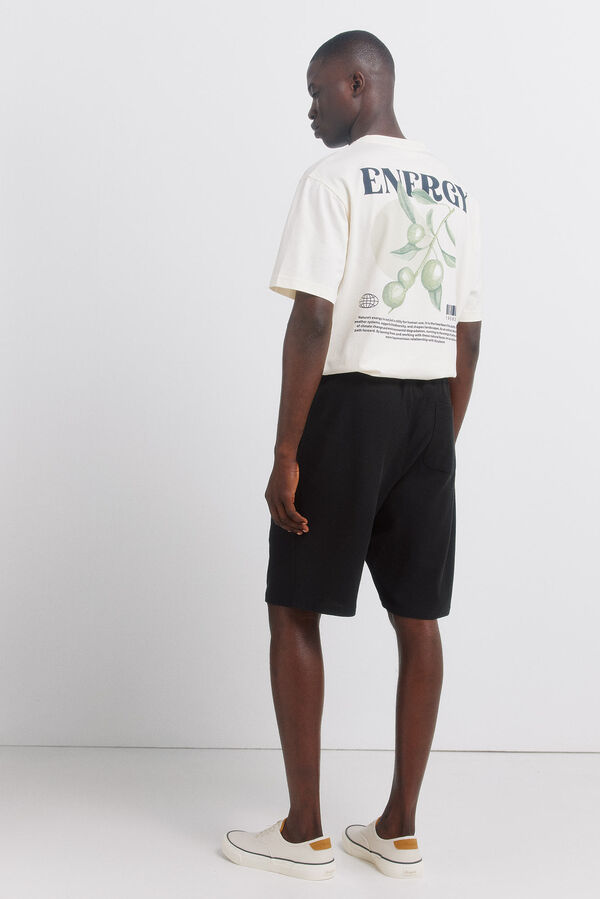 Springfield Bermudas de felpo preto