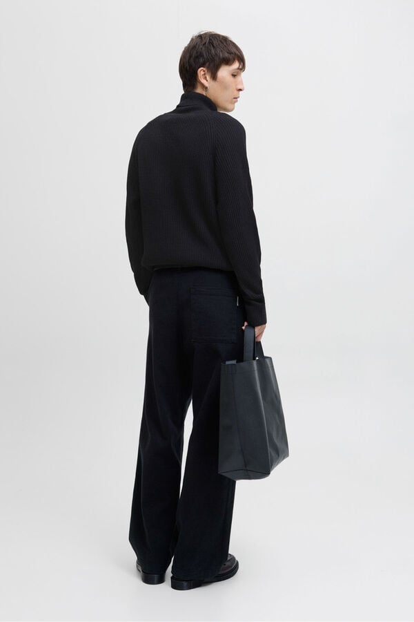 Jack & Jones Camisola básico de gola preto