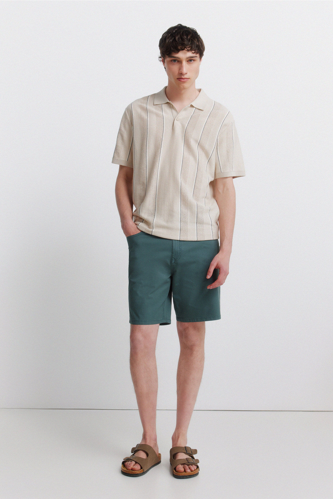 Springfield Bermudas leve 5 bolsos lavagem regular fit