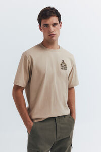 Springfield Camiseta bordado geométrica