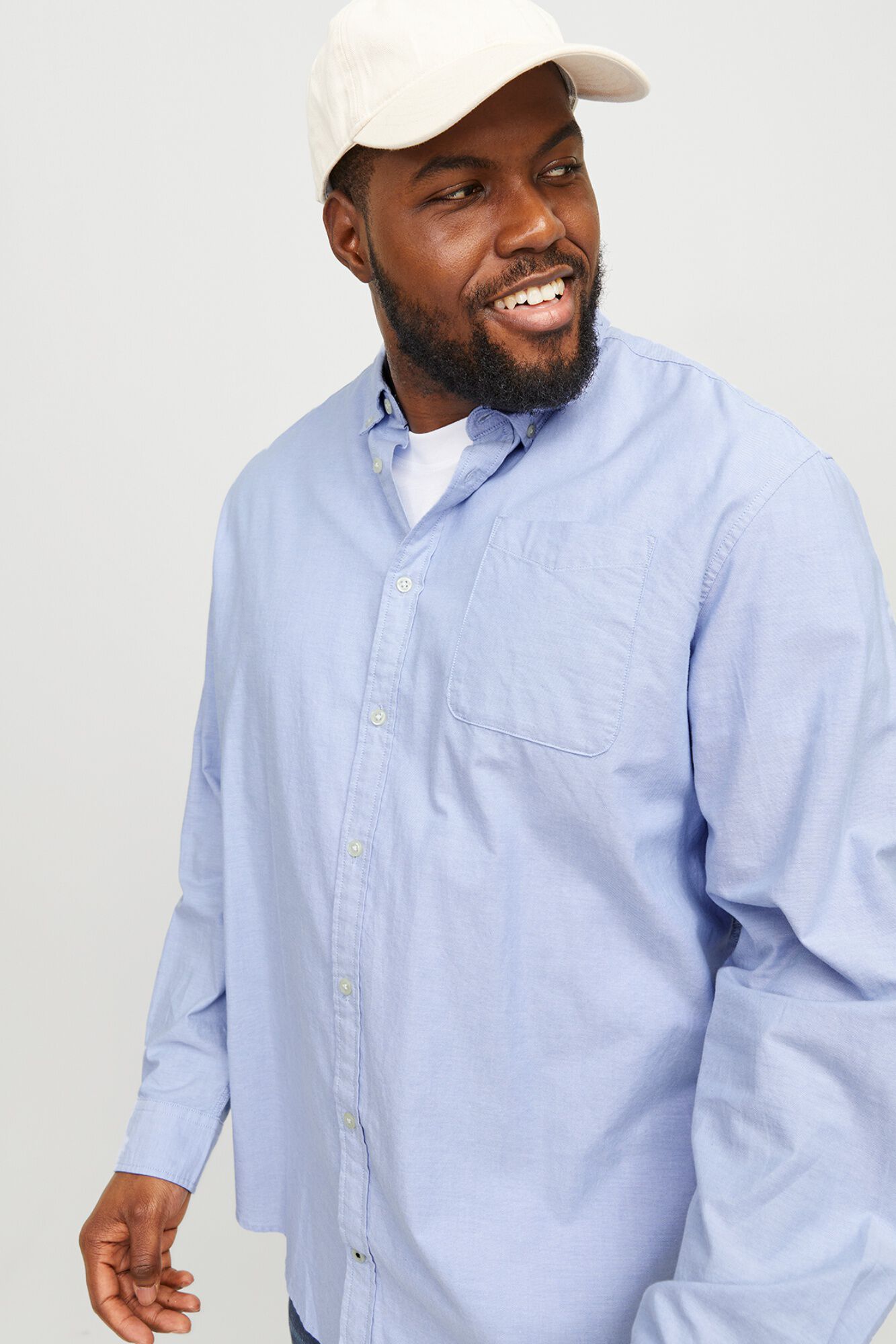 Jack & Jones PLUS Camisa Oxford de manga comprida