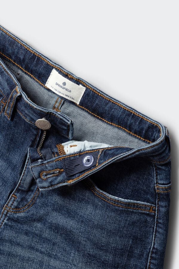 Springfield Kids Cal&ccedil;&otilde;es denim b&aacute;sicos para menina azul