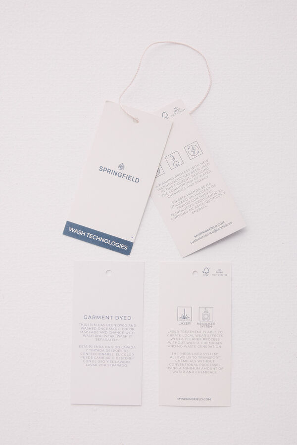 Springfield Calça slim fit com 5 calça azul