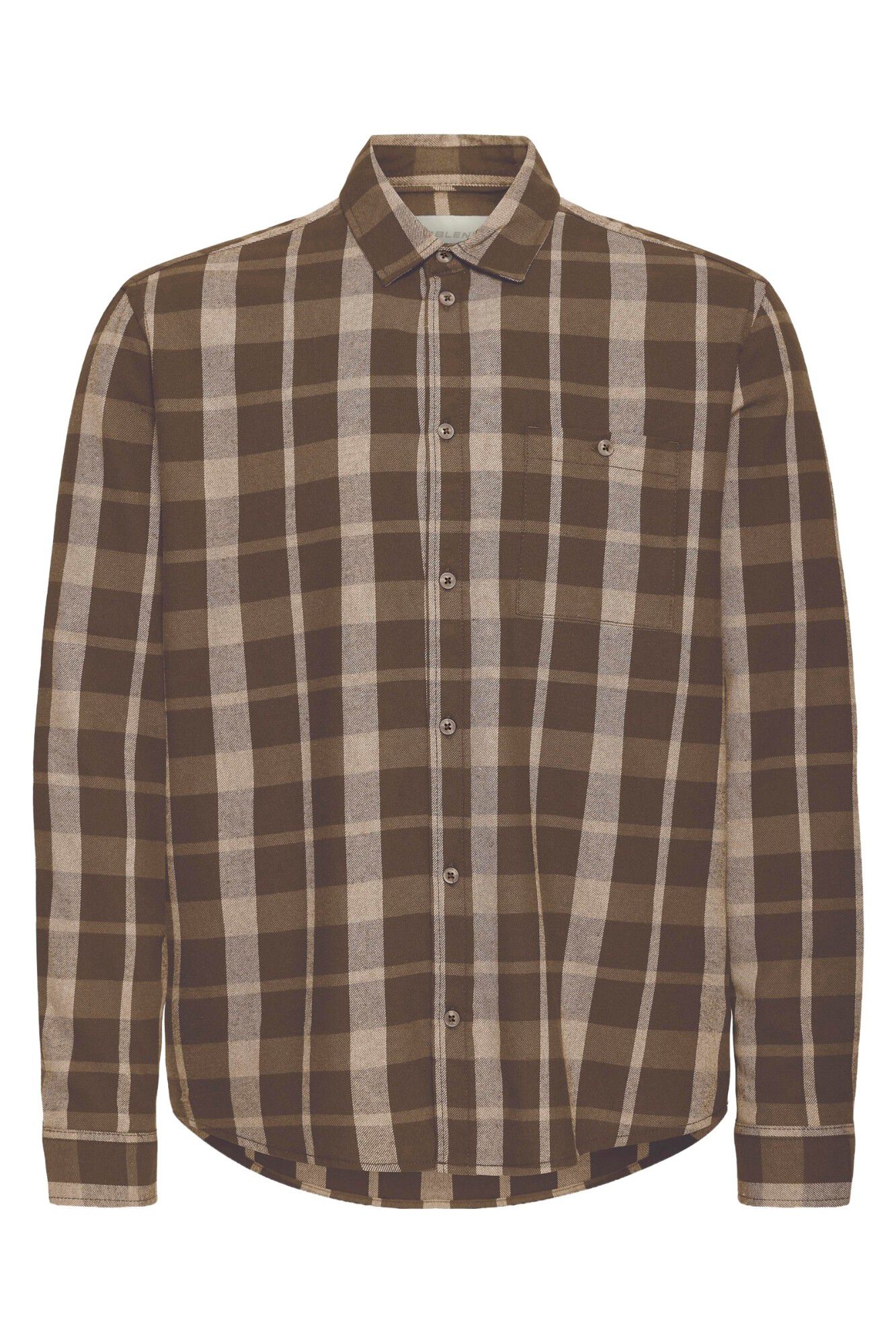 Blend PLUS Camisa de quadrados manga comprida