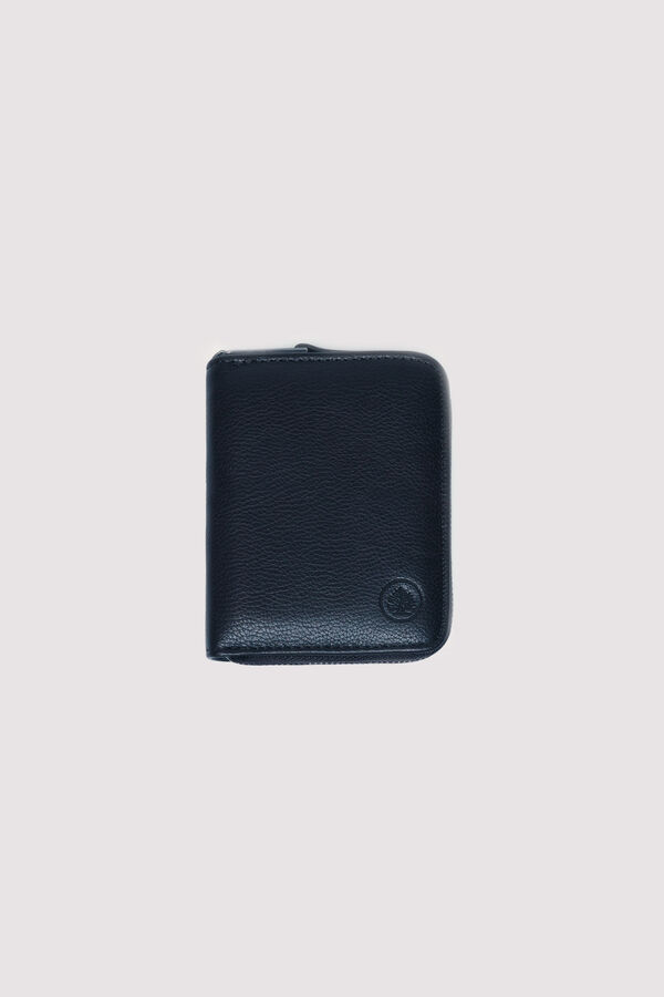 Springfield Cartera efecto piel bicolor marrón