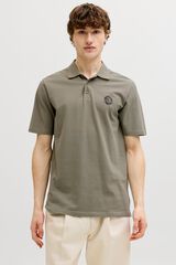 Jack & Jones Polo regular fit logo cinzento