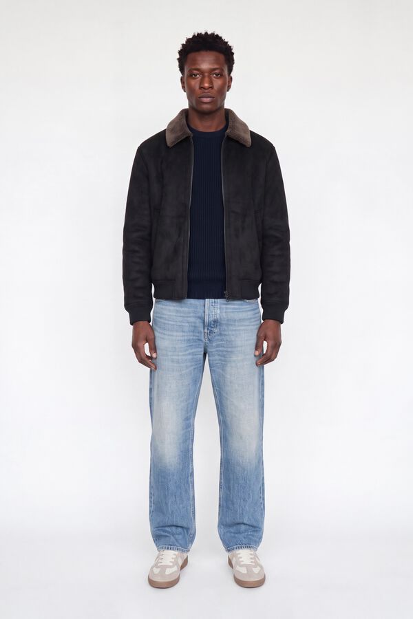 Jack & Jones Camisola relaxed gola redonda azul