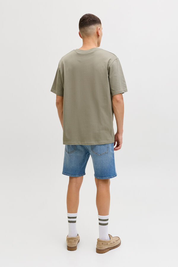 Jack & Jones Bermuda regular stone wash azul