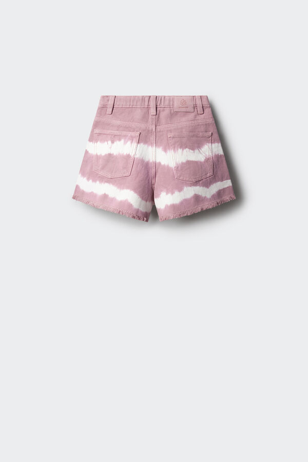 Springfield Kids Shorts tie-dye rosa para meninas rosa