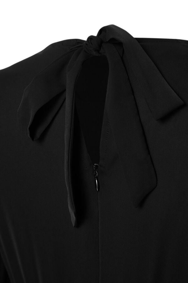 Trendyol Vestido midi com abertura  preto