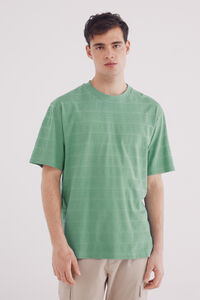 Springfield T-shirt risca piqué