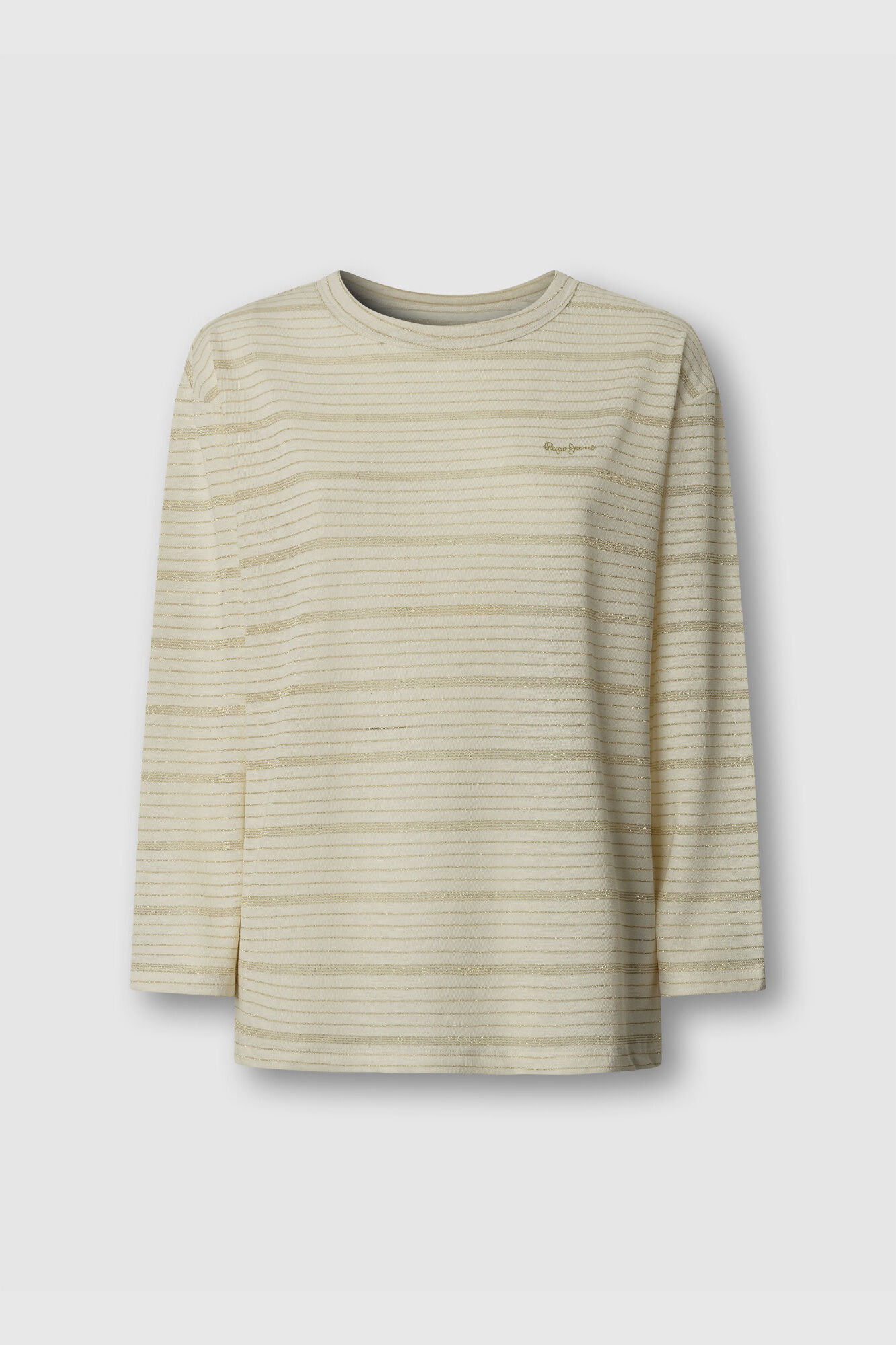 Pepe Jeans T-shirt de riscas de manga comprida