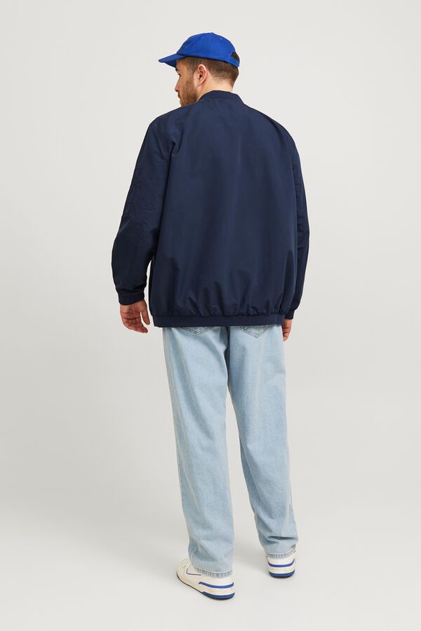 Jack & Jones PLUS Blus&atilde;o bomber azul