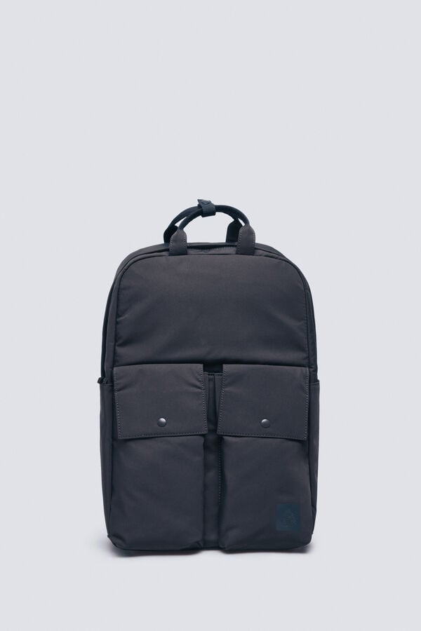 Springfield Mochila cinza de poli&eacute;ster reciclado cinzento