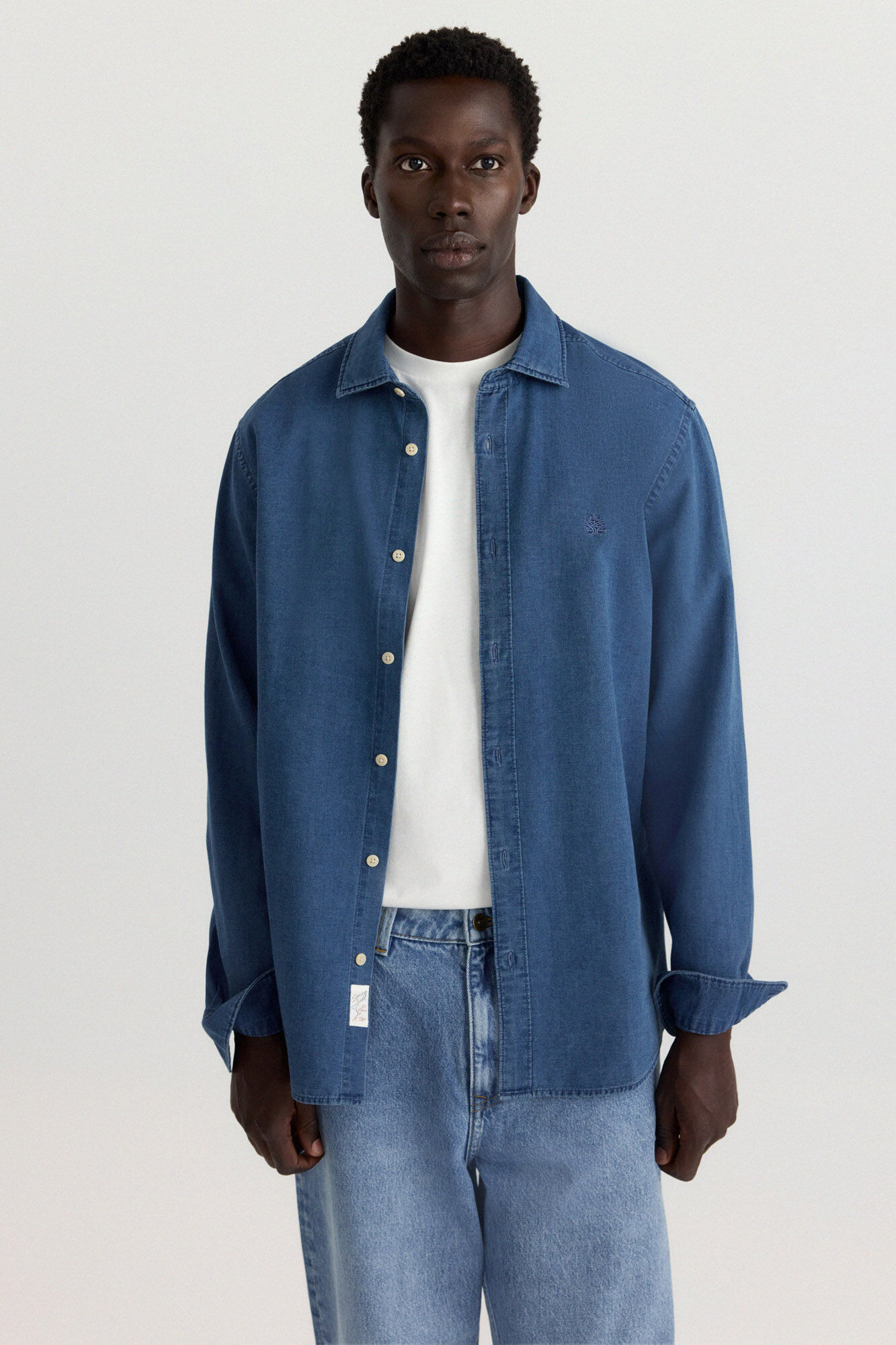 Springfield Camisa oxford de ganga