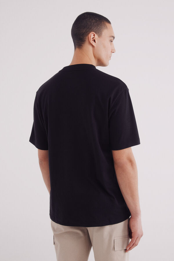 Springfield Camisa de bloqueio preto