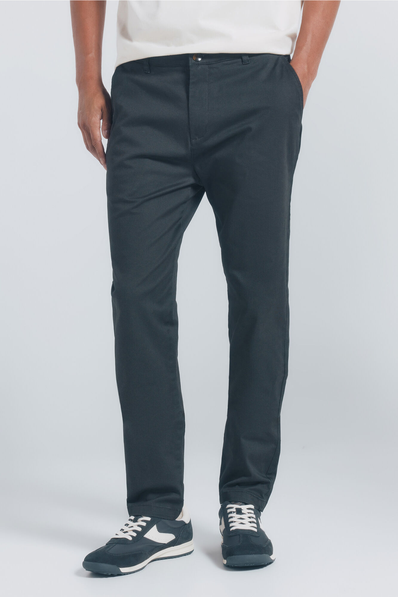 Springfield Pantal&oacute;n chino microestampado slim fit