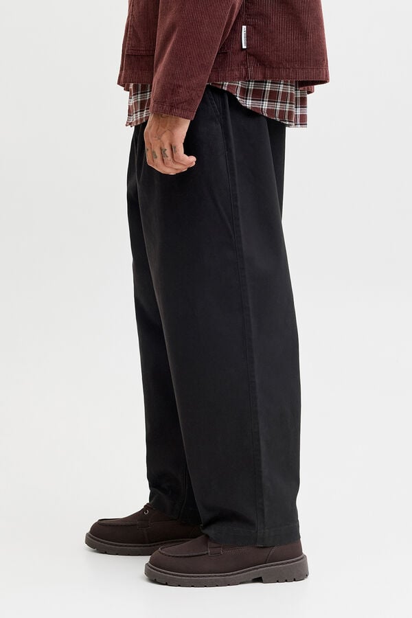 Jack & Jones Cal&ccedil;as de jogger confort&aacute;veis preto