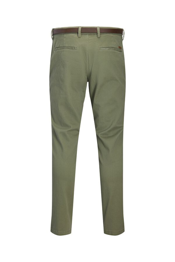 Jack & Jones PLUS Cal&ccedil;as chino slim fit verde