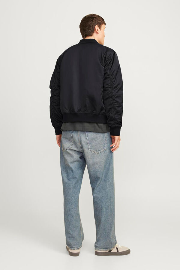 Jack & Jones Casaco bomber leve preto