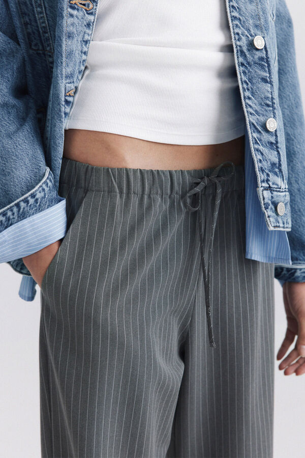 Springfield Cal&ccedil;a tailored jogger cinzento