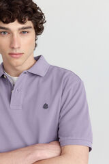 Springfield Polo piqu&eacute; b&aacute;sico Springfield regular fit rosa