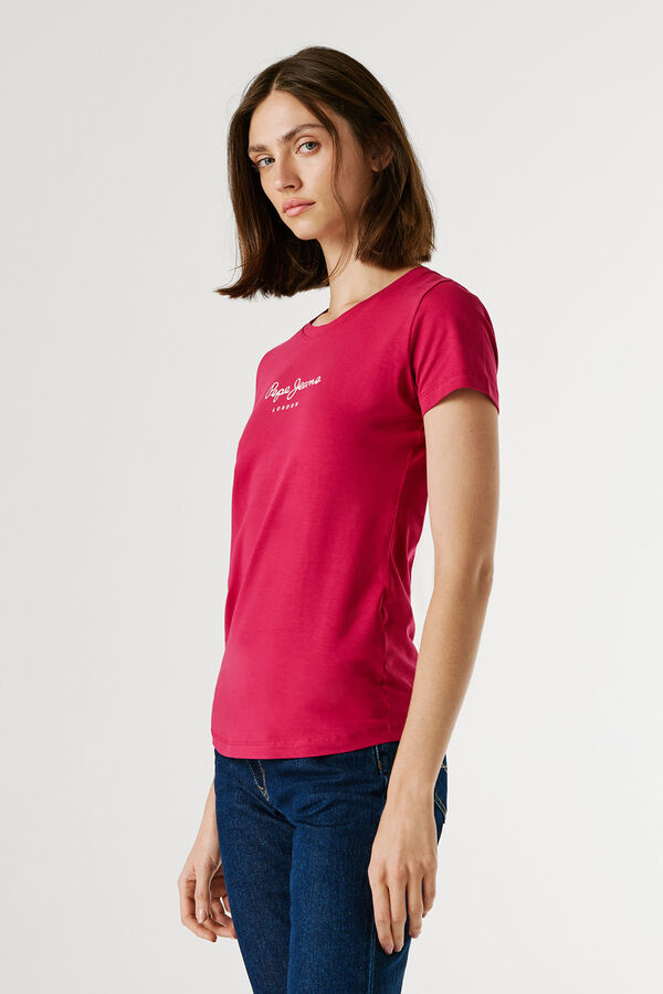 Pepe Jeans Camisola de manga curta rosa