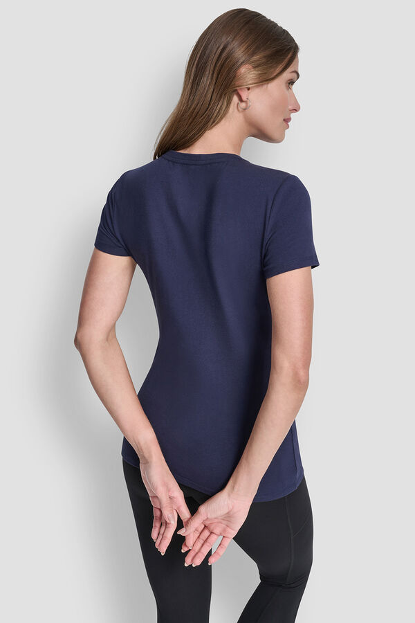 DKNY T-shirt com logo azul