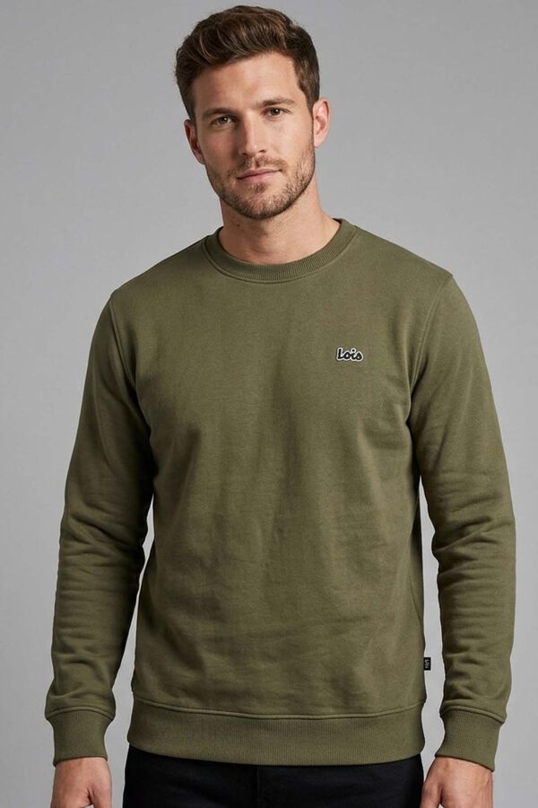 Lois Sweatshirt de gola redonda verde