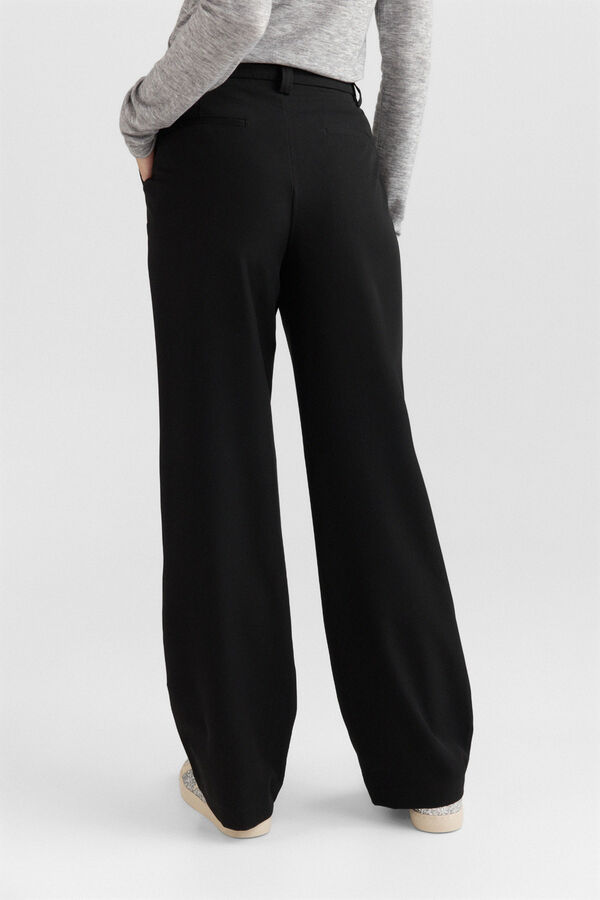 Springfield Cal&ccedil;a tailored com bolsos preto