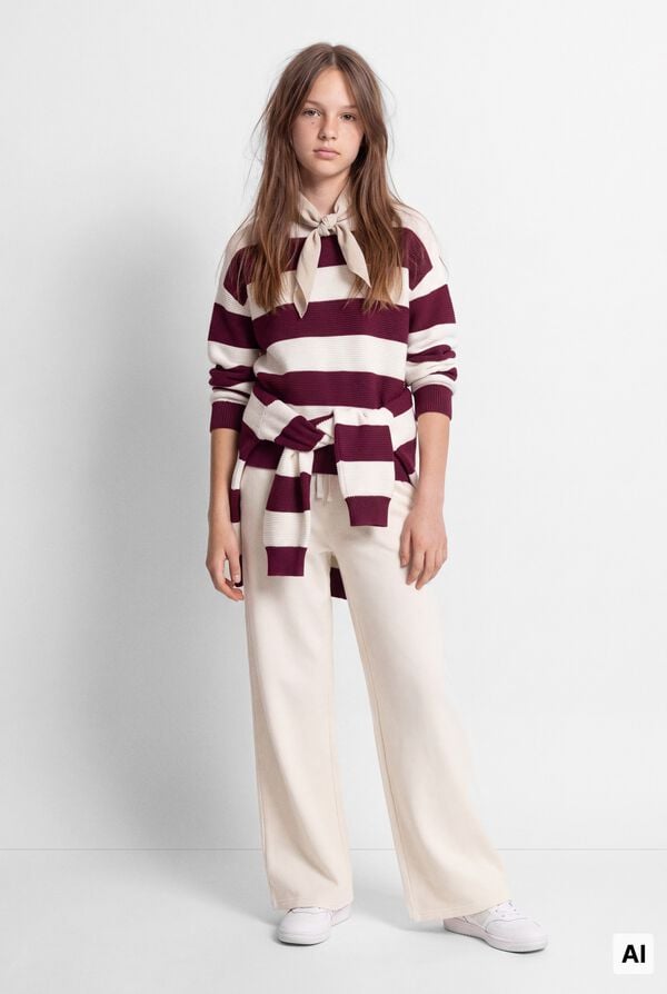 Springfield Kids Camisola &agrave;s riscas gren&aacute; menina vermelho