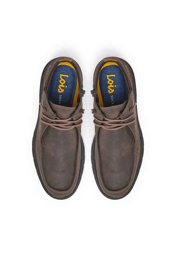 Lois Botas casual masculina Lois castanho