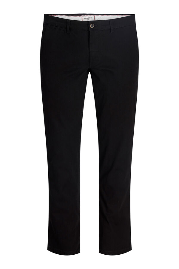 Jack & Jones PLUS Calças slim fit PLUS preto