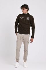 JVZ Cal&ccedil;a jogger cargo bege