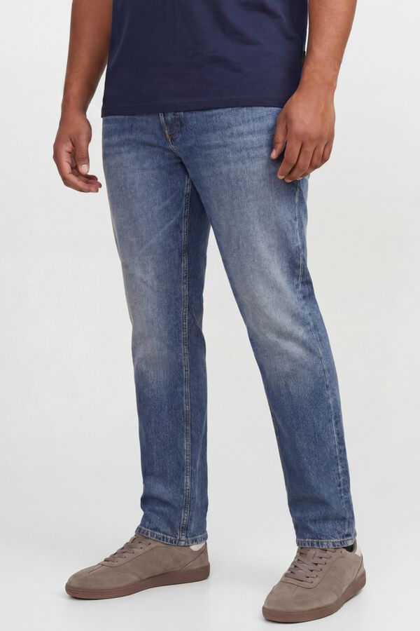 Jack & Jones PLUS Jeans slim cinco bolsos azul