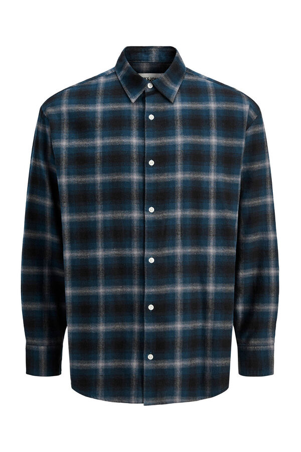 Jack & Jones Camisa xadrez azul