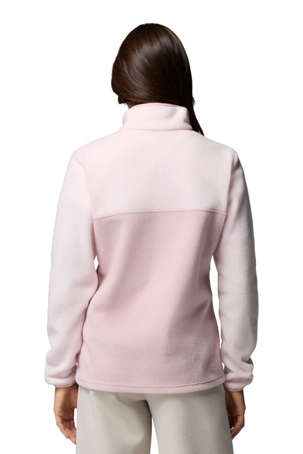 Columbia Forro polar com meio fecho-&eacute;clair rosa