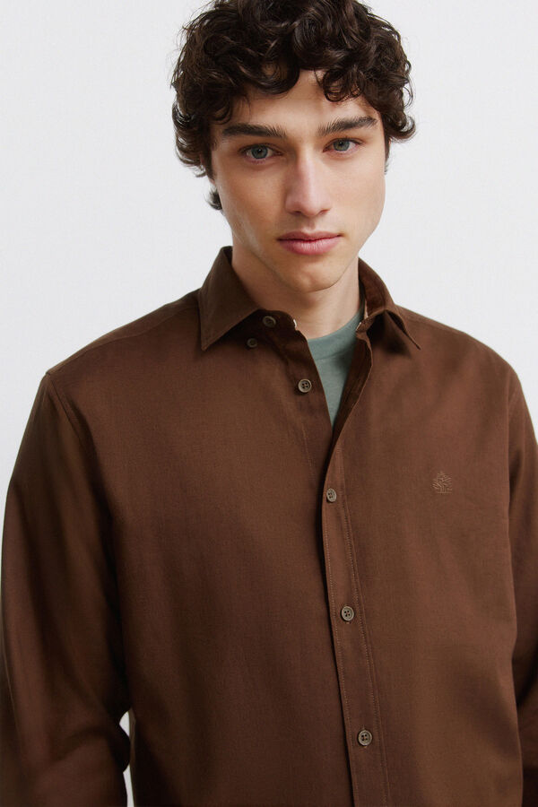 Springfield Camisa de linho cru