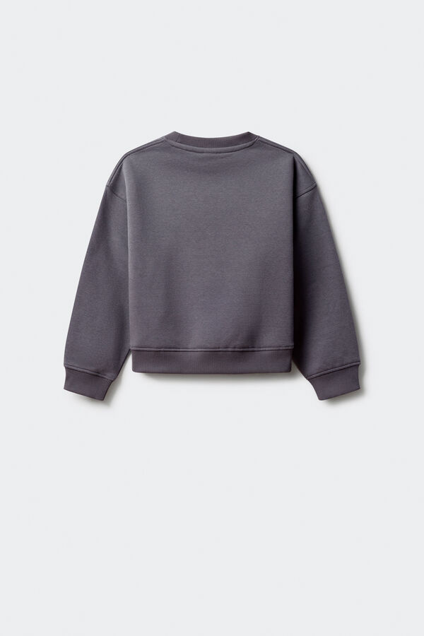 Springfield Kids Sweatshirt de garota descolada cinzento