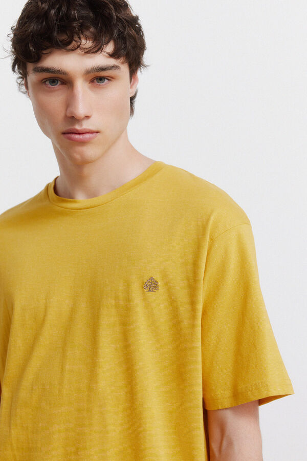 Springfield T-shirt escura estampado