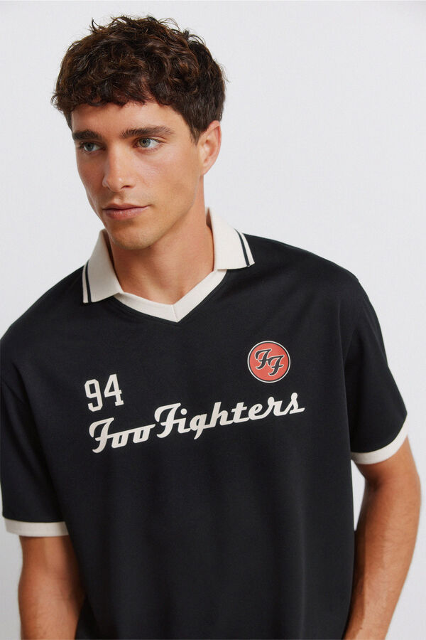 Springfield T-shirt Foo Fighters Football preto