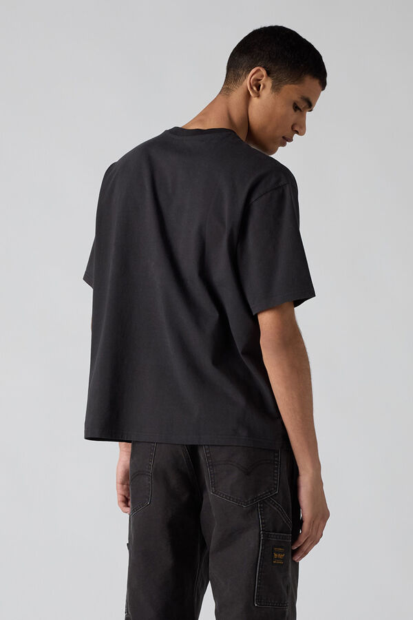 Levi's T-shirt de manga curta com bolso preto