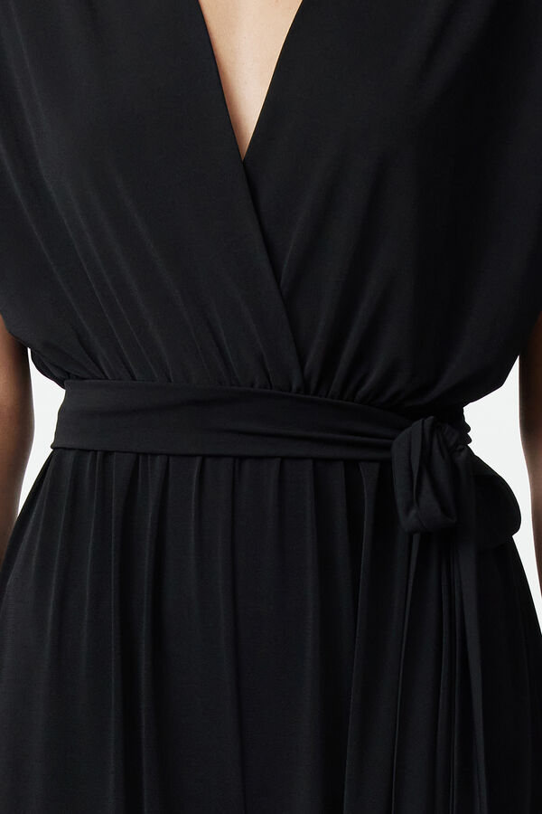 Trendyol Macacão de malha preto