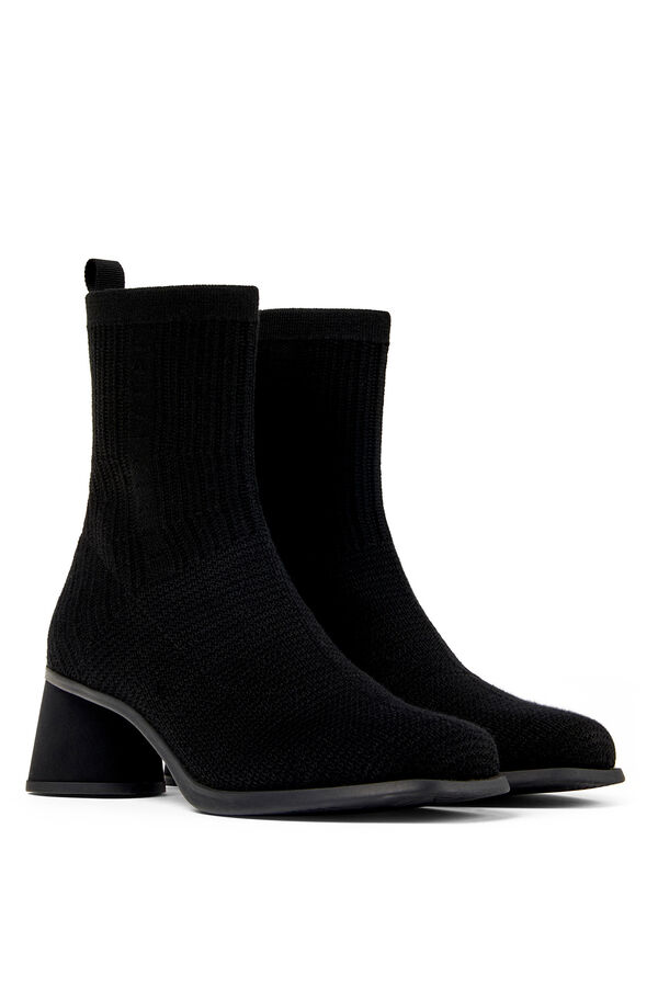 Springfield Black fabric boots for women black