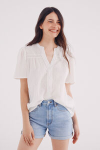 Springfield Blusa romântica laço
