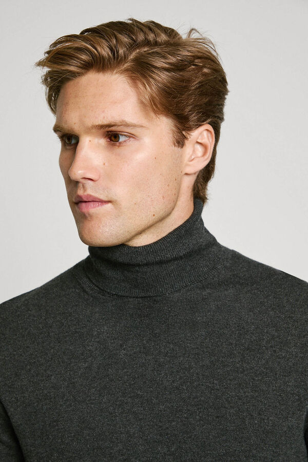 Pepe Jeans Jersey de cuello alto cinzento
