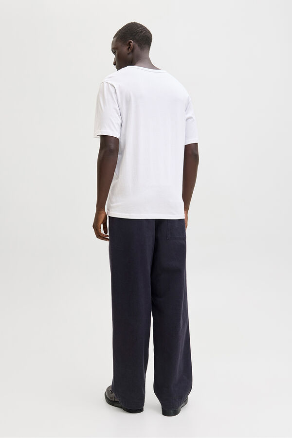 Jack & Jones camiseta b&aacute;sica e descontra&iacute;da branco