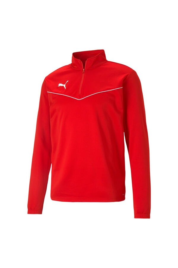 Puma teamRISE 1/4 Zip Top vermelho